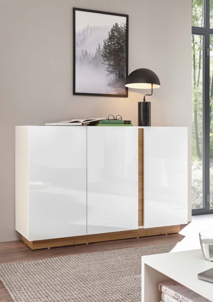 Sideboard II Clair - Weiß Glanz