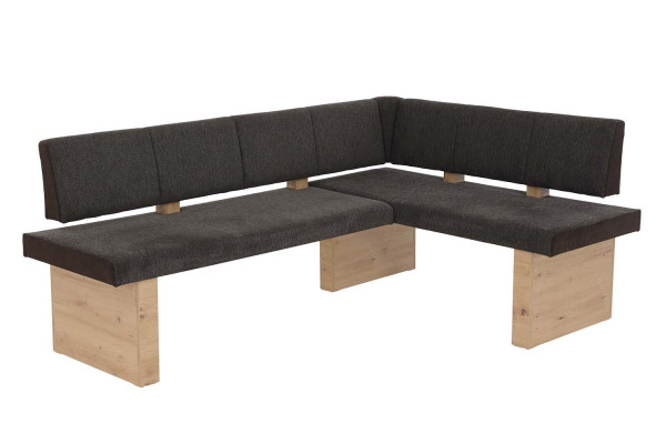 Eckbank Linn - Webstoff Braun